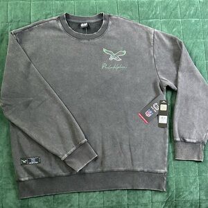 Philadelphia Eagles Crewneck Sweater - Gray